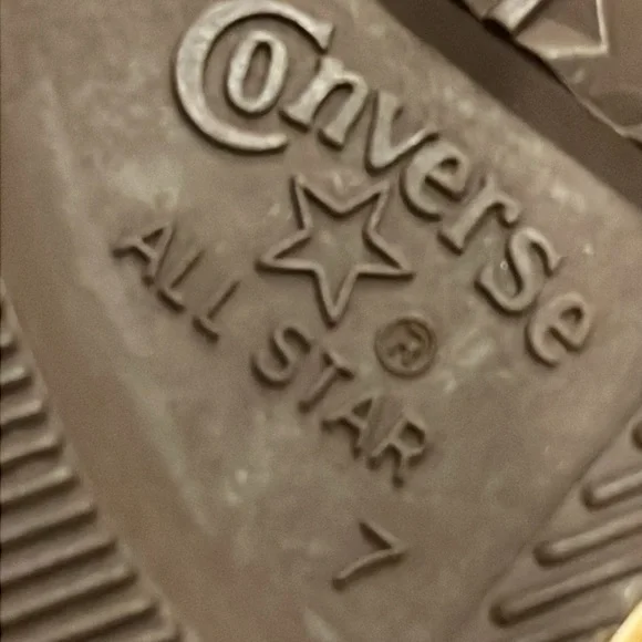 Christmas Candy Cane Converse  All Star High top kids 7 - Picture 8 of 10